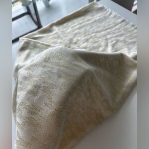 DKNY Shiny Gold&Cream Scarf, Brand New with Tags, Stylish & Elegant